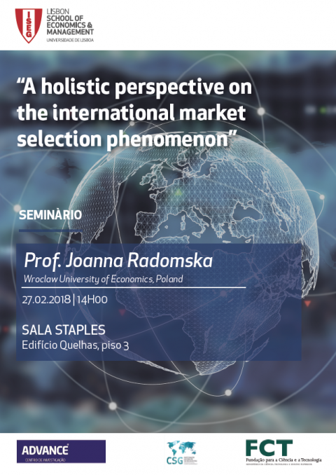 27 FEV 2018 | Seminário “An Holistic Perspective on the International Market Selection Phenomenon”
