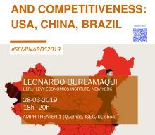 28 MAR, 6 p.m. | State Innovation and Competitiveness: USA, China, Brazil, by Leonardo Burlamaqui