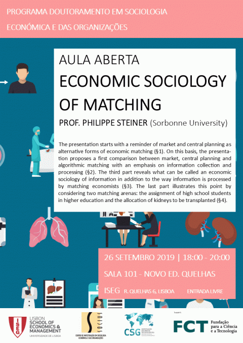 Aula Aberta PDSOE “Economic Sociology of Matching”