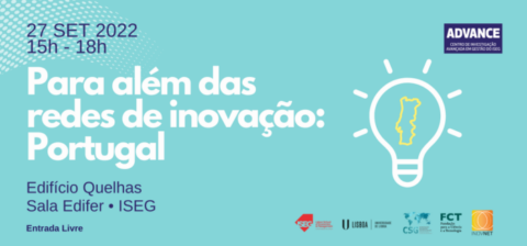 Beyond the innovation networks: Portugal InovNet • Project Seminar • 27 SET, 15H