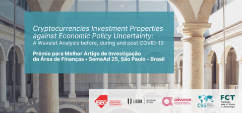 Investigadores do ISEG/ Advance/ CSG distinguidos em São Paulo • Prémio de Melhor Artigo de Investigação na área de Finanças