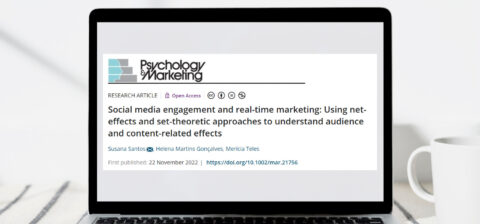 Social media engagement and real‐time marketing: Using net‐effects and set‐theoretic approaches to understand audience and content‐related effects • Latest article by Professors Helena Gonçalves and Susana Santos