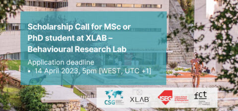 Open Call • Research MSc or PhD student Scholarship for XLAB – Behavioural Research Lab