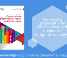 Call for papers・Journal of Organizational Effectiveness: People and Performance