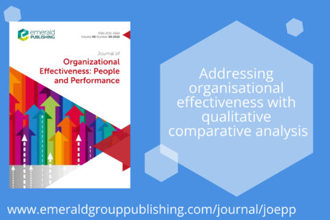 Call for papers・Journal of Organizational Effectiveness: People and Performance