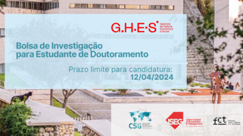 Bolsa de Investigação GHES/CSG para Estudante de Doutoramento